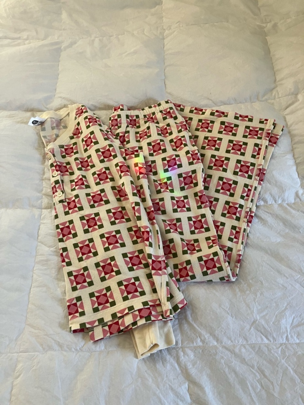 Hanna Andersson Waffle Knit PJ Set